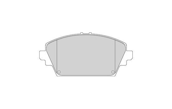 Brake Pad Set, disc brake 37205 ABS