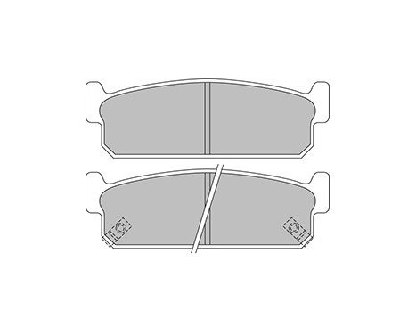 Brake Pad Set, disc brake 37208 ABS, Image 3
