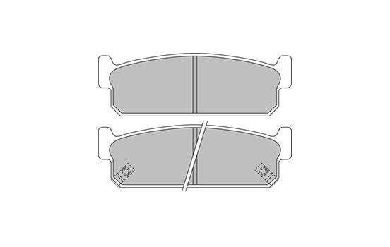 Brake Pad Set, disc brake 37208 ABS, Image 3