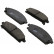 Brake Pad Set, disc brake 37209 ABS