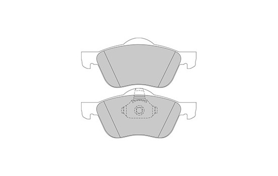 Brake Pad Set, disc brake 37210 ABS, Image 2