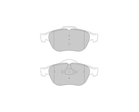 Brake Pad Set, disc brake 37218 ABS, Image 3