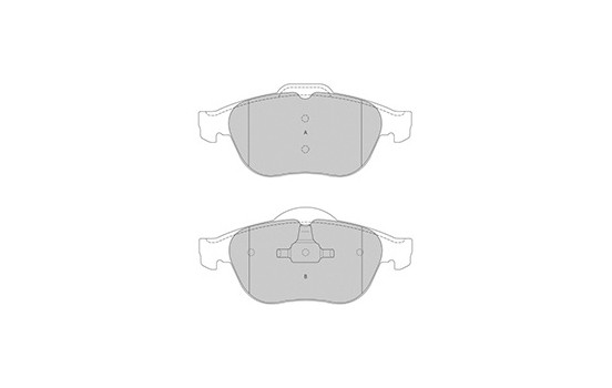 Brake Pad Set, disc brake 37218 ABS, Image 3