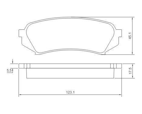 Brake Pad Set, disc brake 37226 ABS, Image 2