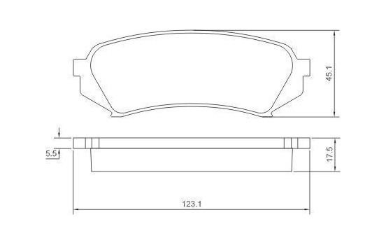 Brake Pad Set, disc brake 37226 ABS, Image 2