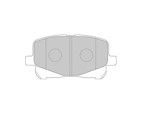 Brake Pad Set, disc brake 37229 ABS, Image 3