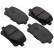 Brake Pad Set, disc brake 37229 ABS