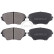 Brake Pad Set, disc brake 37230 ABS, Thumbnail 4