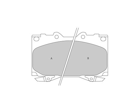 Brake Pad Set, disc brake 37231 ABS, Image 3