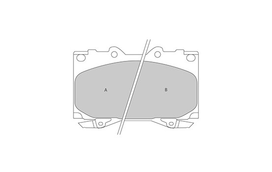 Brake Pad Set, disc brake 37231 ABS, Image 3