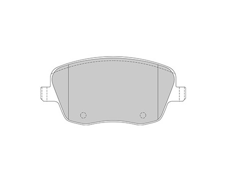 Brake Pad Set, disc brake 37241 ABS, Image 3