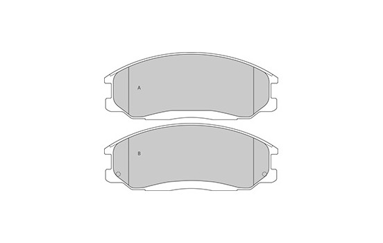 Brake Pad Set, disc brake 37242 ABS, Image 3
