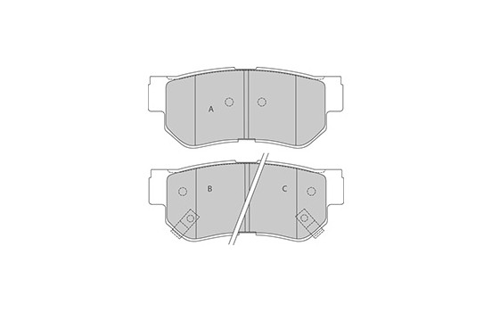 Brake Pad Set, disc brake 37247 ABS, Image 3