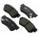 Brake Pad Set, disc brake 37247 ABS