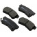 Brake Pad Set, disc brake 37252 ABS