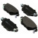 Brake Pad Set, disc brake 37254 ABS