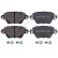 Brake Pad Set, disc brake 37254 ABS, Thumbnail 4