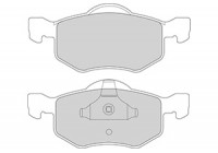 Brake Pad Set, disc brake 37255 ABS
