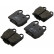 Brake Pad Set, disc brake 37258 ABS