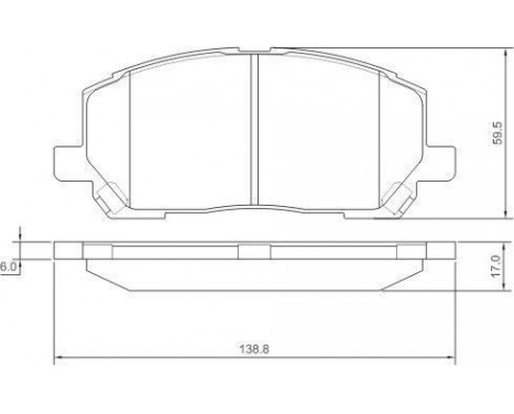 Brake Pad Set, disc brake 37260 ABS, Image 3