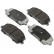 Brake Pad Set, disc brake 37260 ABS