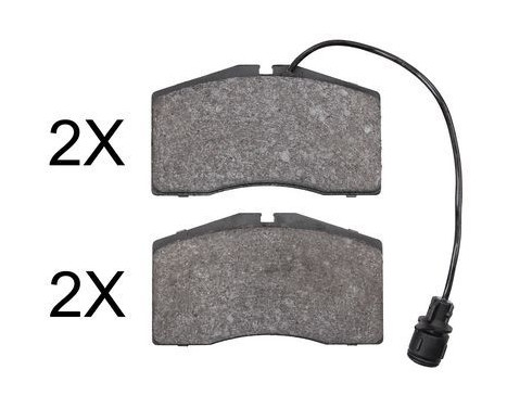 Brake Pad Set, disc brake 37266 ABS