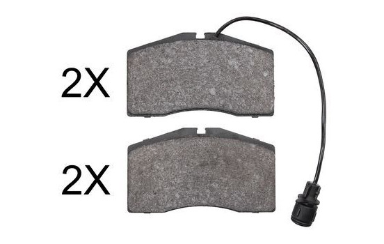 Brake Pad Set, disc brake 37266 ABS