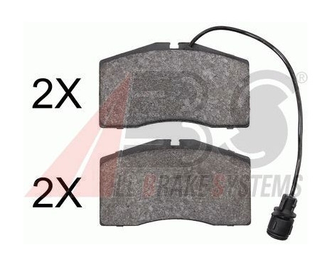 Brake Pad Set, disc brake 37266 ABS, Image 2