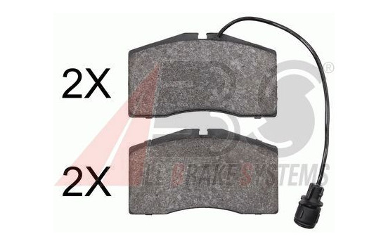 Brake Pad Set, disc brake 37266 ABS, Image 2
