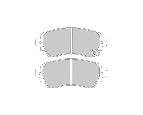 Brake Pad Set, disc brake 37269 ABS, Image 2