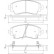 Brake Pad Set, disc brake 37269 ABS, Thumbnail 3