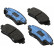 Brake Pad Set, disc brake 37269 ABS