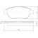 Brake Pad Set, disc brake 37273 ABS, Thumbnail 2