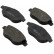 Brake Pad Set, disc brake 37273 ABS