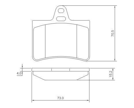 Brake Pad Set, disc brake 37276 ABS, Image 2