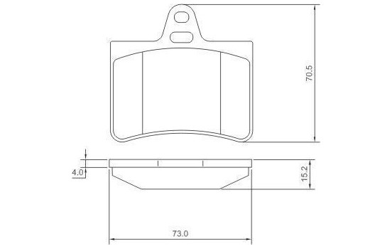 Brake Pad Set, disc brake 37276 ABS, Image 2