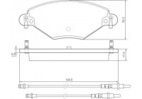 Brake Pad Set, disc brake 37277 ABS