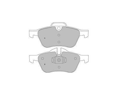 Brake Pad Set, disc brake 37279 ABS, Image 2