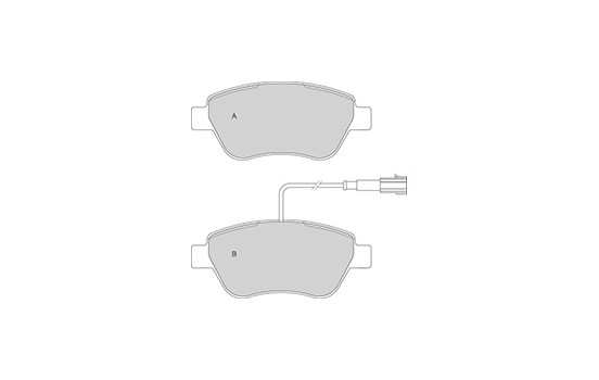 Brake Pad Set, disc brake 37280 ABS, Image 3