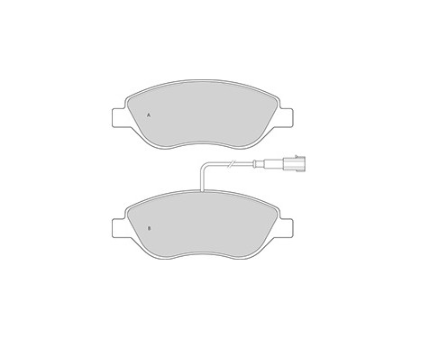 Brake Pad Set, disc brake 37281 ABS, Image 3