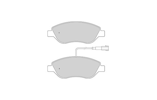 Brake Pad Set, disc brake 37281 ABS, Image 3