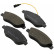 Brake Pad Set, disc brake 37281 ABS