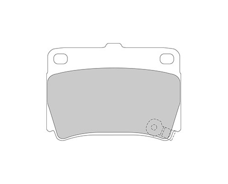 Brake Pad Set, disc brake 37284 ABS, Image 2