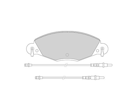 Brake Pad Set, disc brake 37285 ABS, Image 2