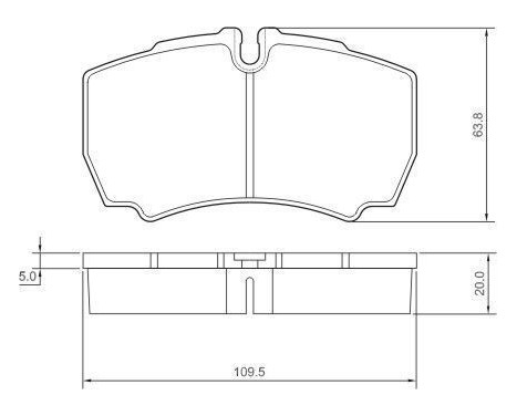 Brake Pad Set, disc brake 37298 ABS, Image 2