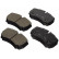 Brake Pad Set, disc brake 37298 ABS