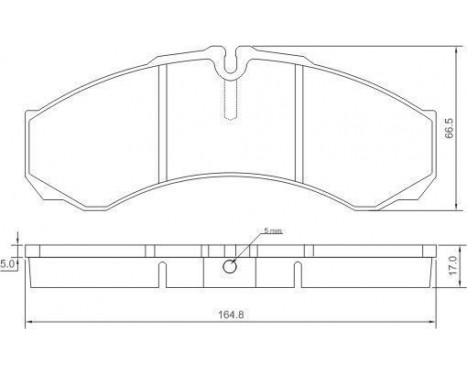 Brake Pad Set, disc brake 37299 ABS