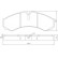 Brake Pad Set, disc brake 37299 ABS