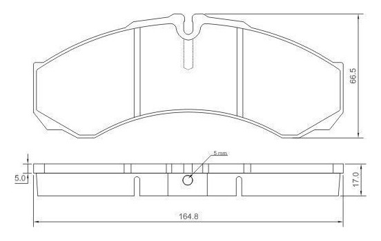 Brake Pad Set, disc brake 37299 ABS