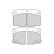 Brake Pad Set, disc brake 37304 ABS